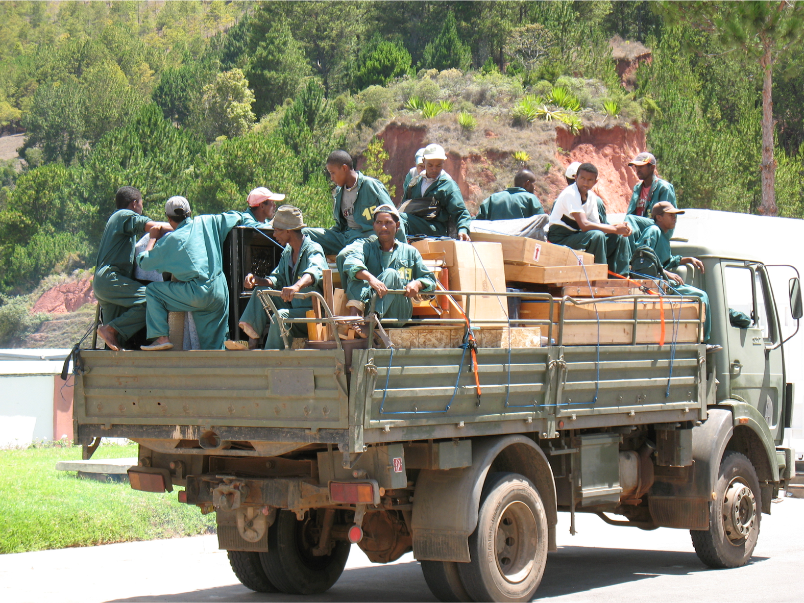 Hook & Hastings organ transported by the Malagasy Army
