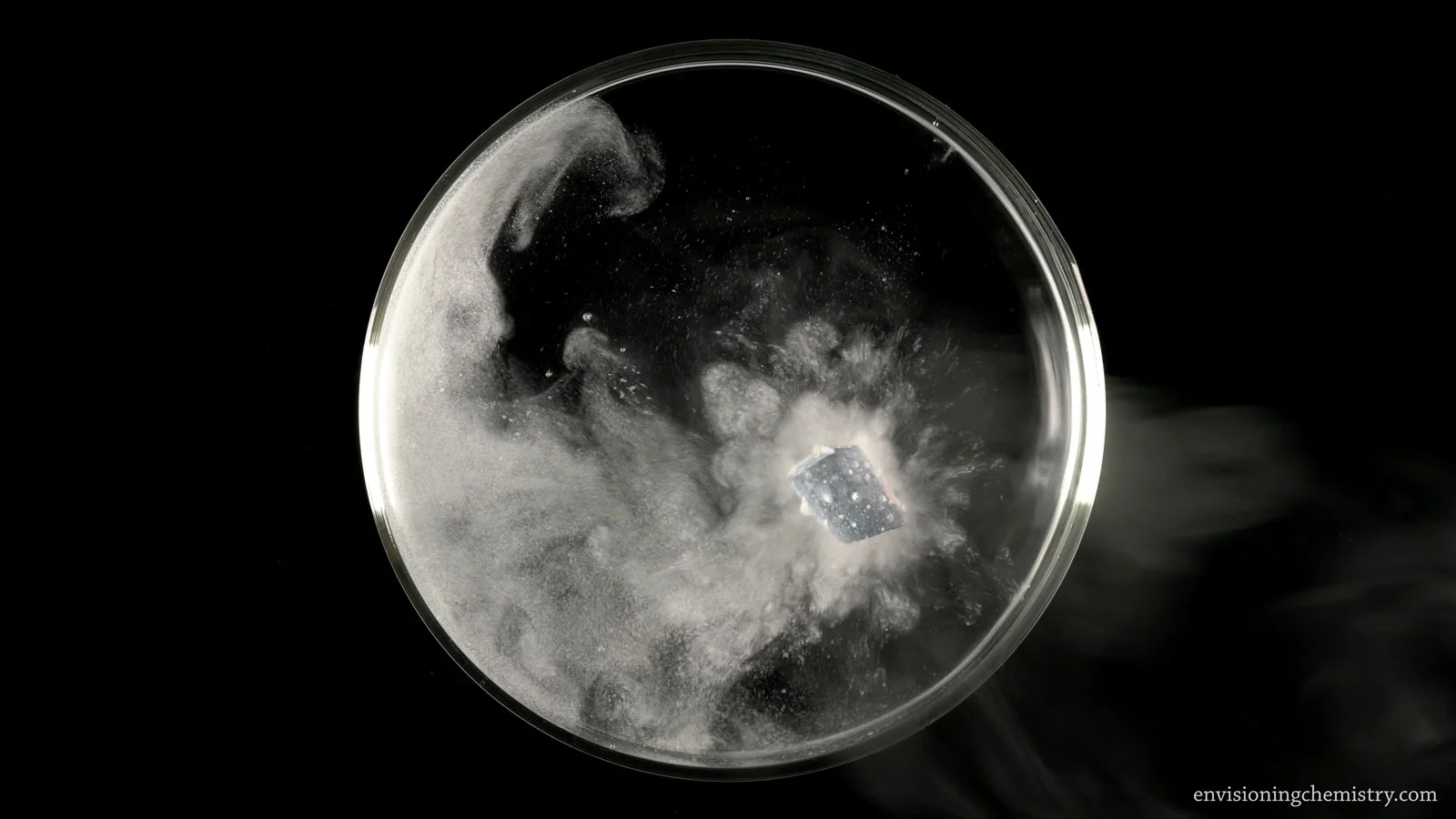 The disappearing of lithium in water