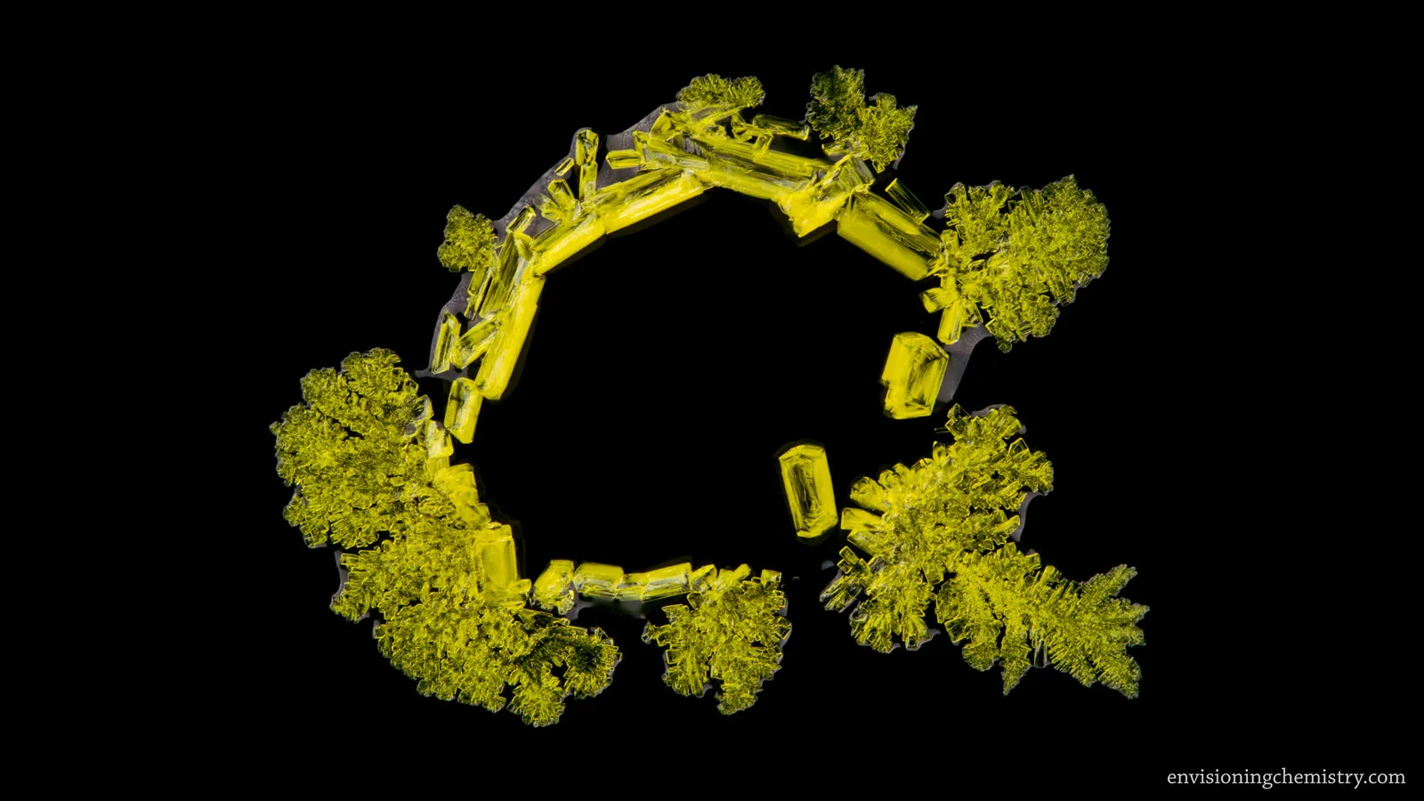 Crystallization of potassium chromate