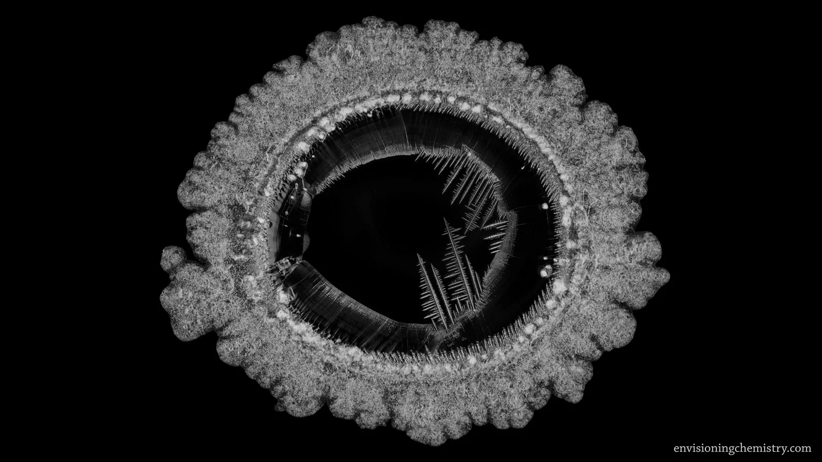 Crystallization of ammonium chloride