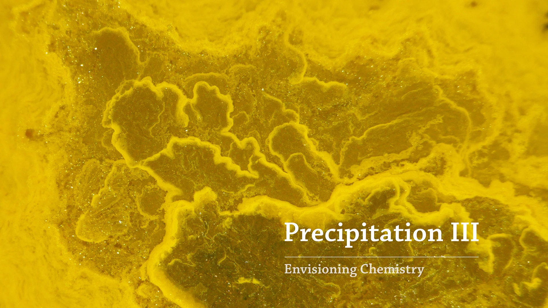 Precipitation III