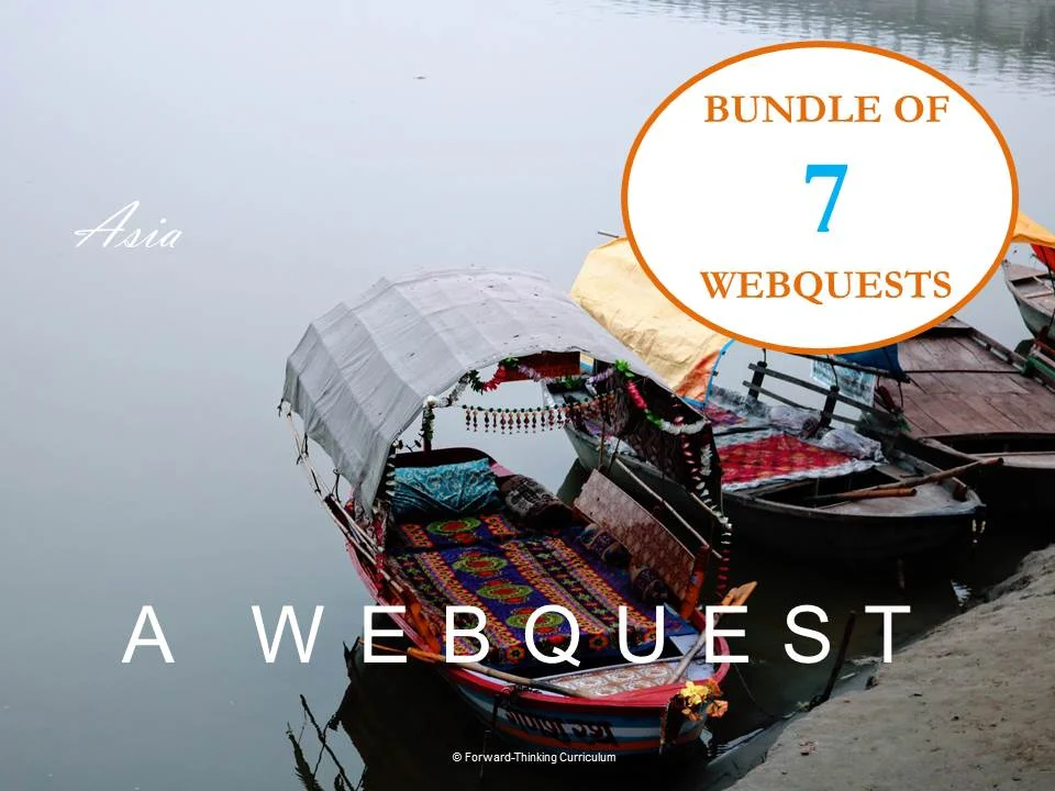  World Geography and History Webquest Bundle