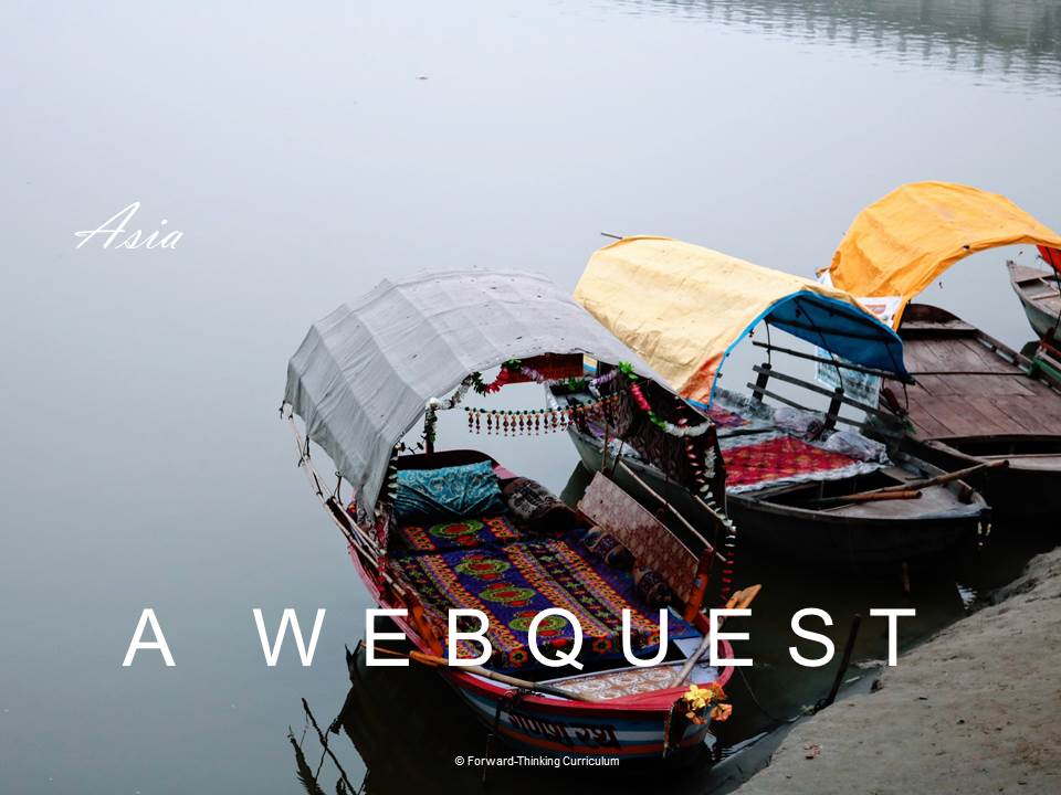 Asia Webquest with Worksheet