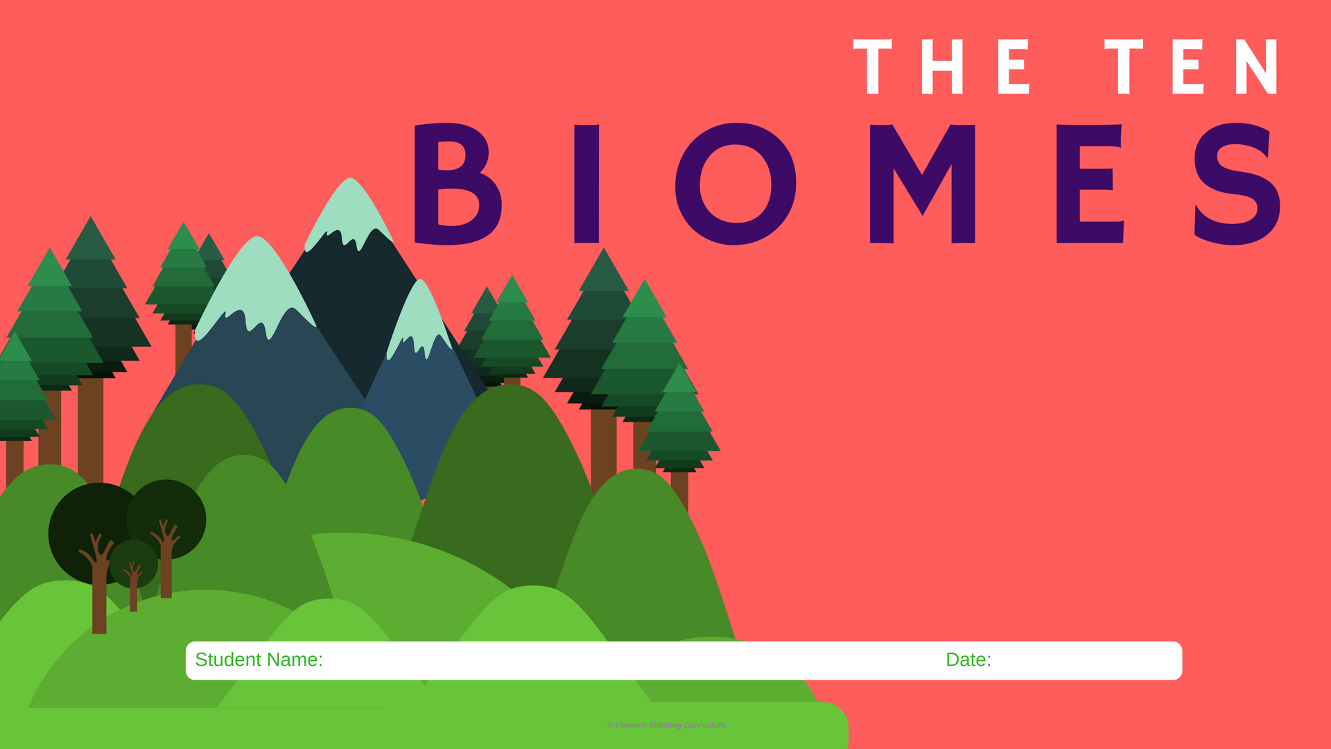 Biomes for Google Classroom