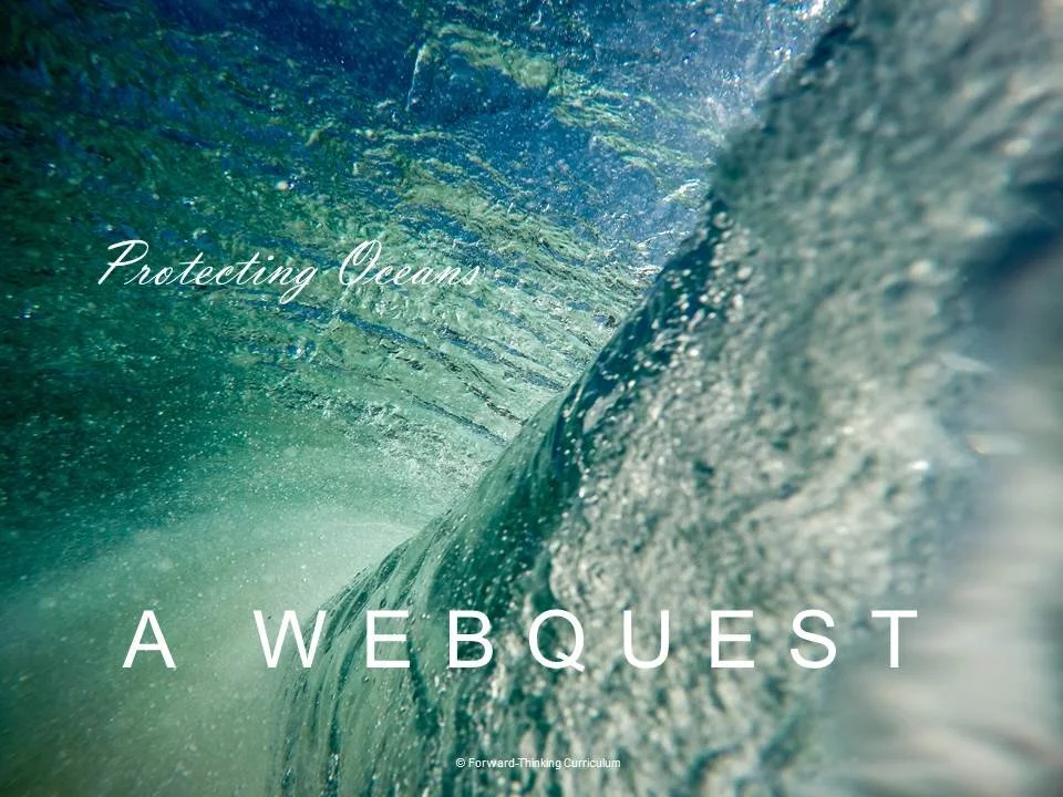 Protecting Oceans Webquest with Worksheet