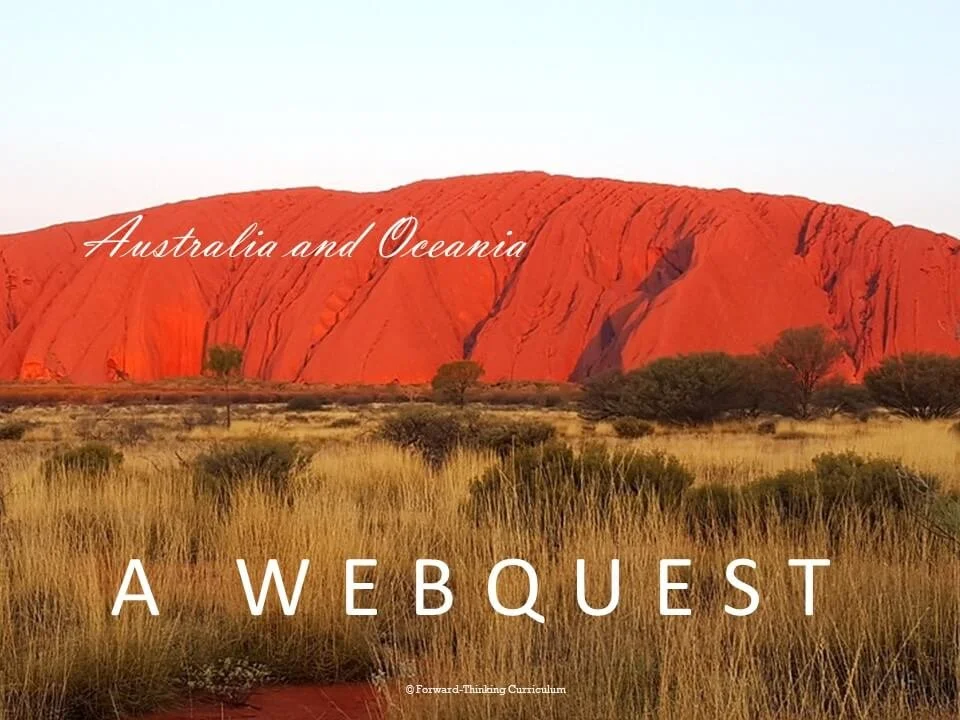 Australia Webquest with Worksheet