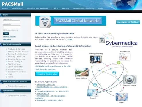 a. Collegamento al sito www.sybermedica.com
