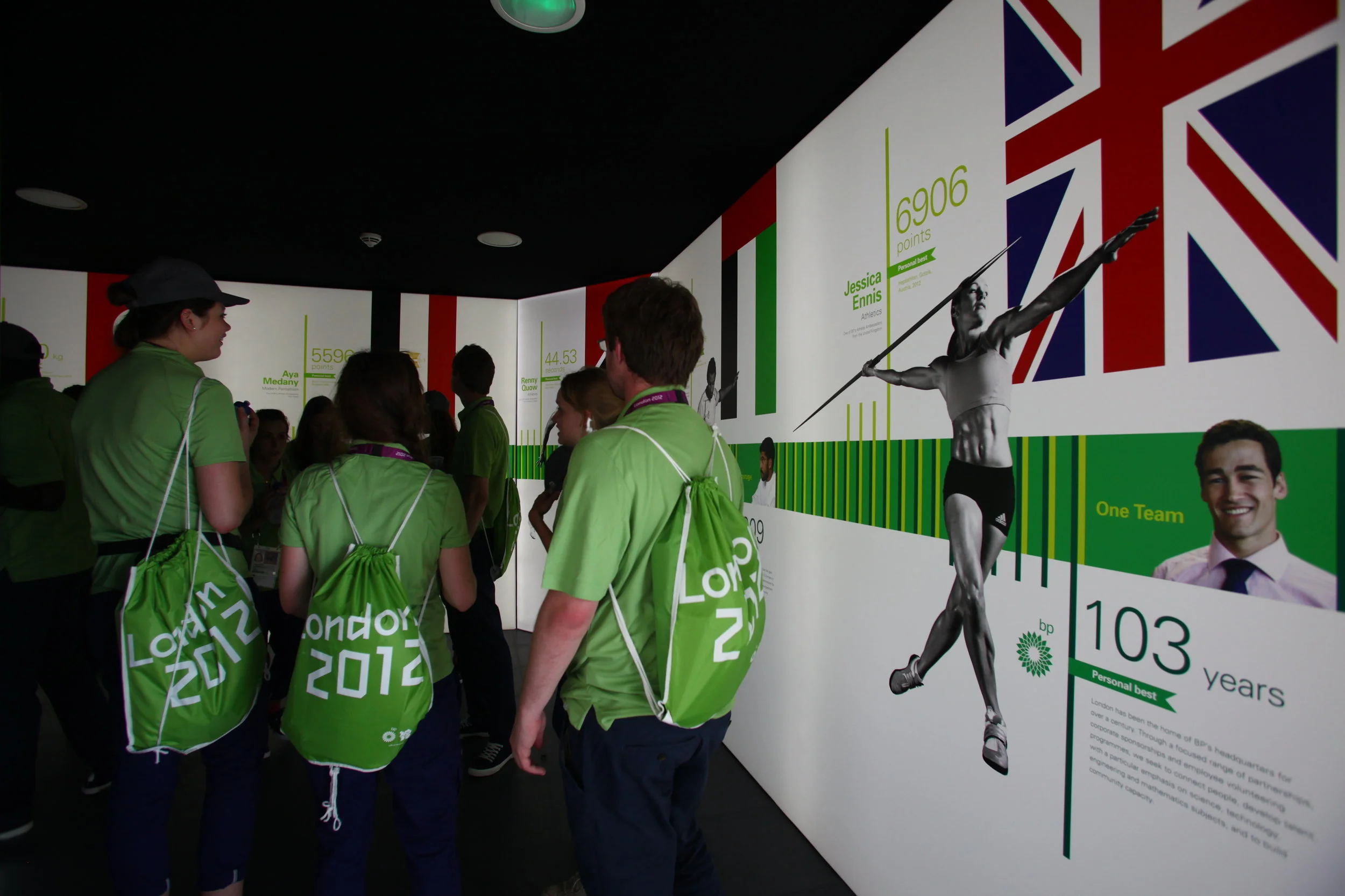  Our task: to design, build, operate and manage seven BP brand activations inside and outside the Olympic Park. 