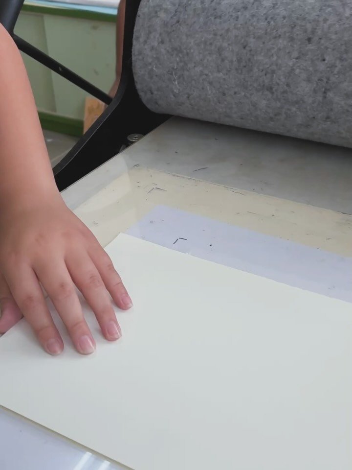 🌟版畫劇場🌟
見證奇蹟的一刻（自行配樂～da da!

暑假第一天上課就已經出現奇蹟了～
接下來一定會有更多的見證 老師我準備好了