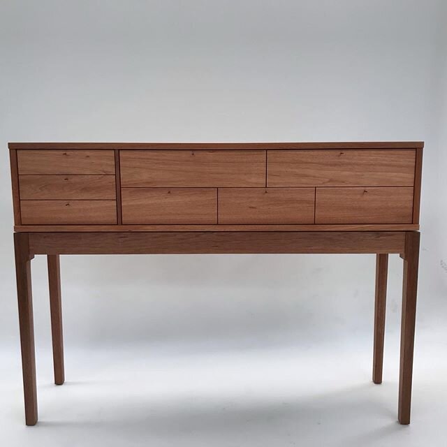 Console 419.  Tasmanian Blackwood.  #bespoke #bartlett.furniture