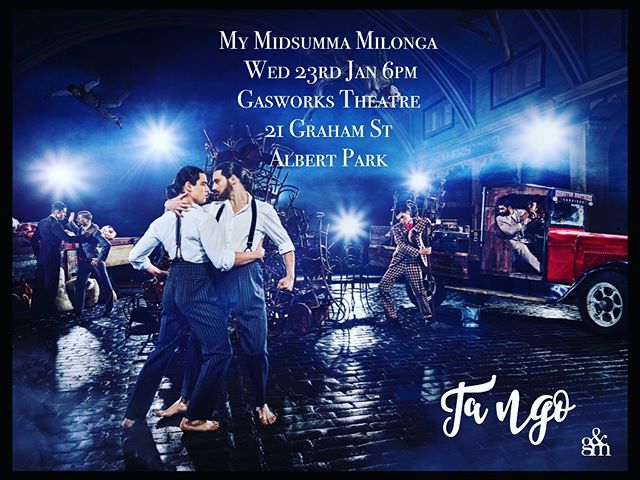 My Midsumma milonga opening night 23rd Jan we are relaunching our sensational tango series as part of the Midsumma festival join us to celebrate 6pm onwards. @midsummafestival #midsumma2019 
#gerardandmarc #midsummafestival #midsumma #tango