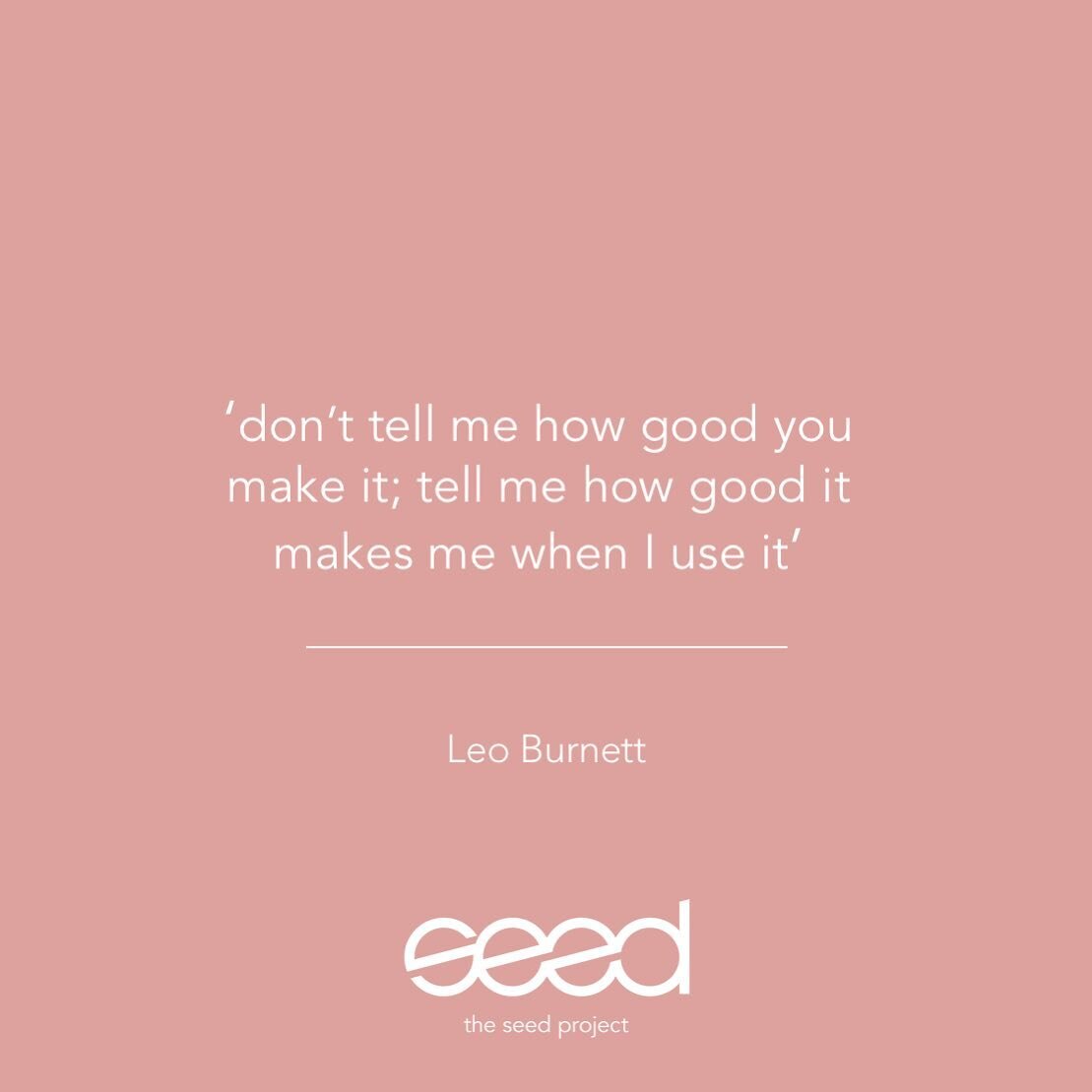 W I S E  W O R D S  W E D N E S D A Y 

*************

What you&rsquo;re selling is different to what your customers are buying........ now, read that again!!! 🧐🧐🧐

The best advertising taps into a customers emotions to really understand &lsquo;wh