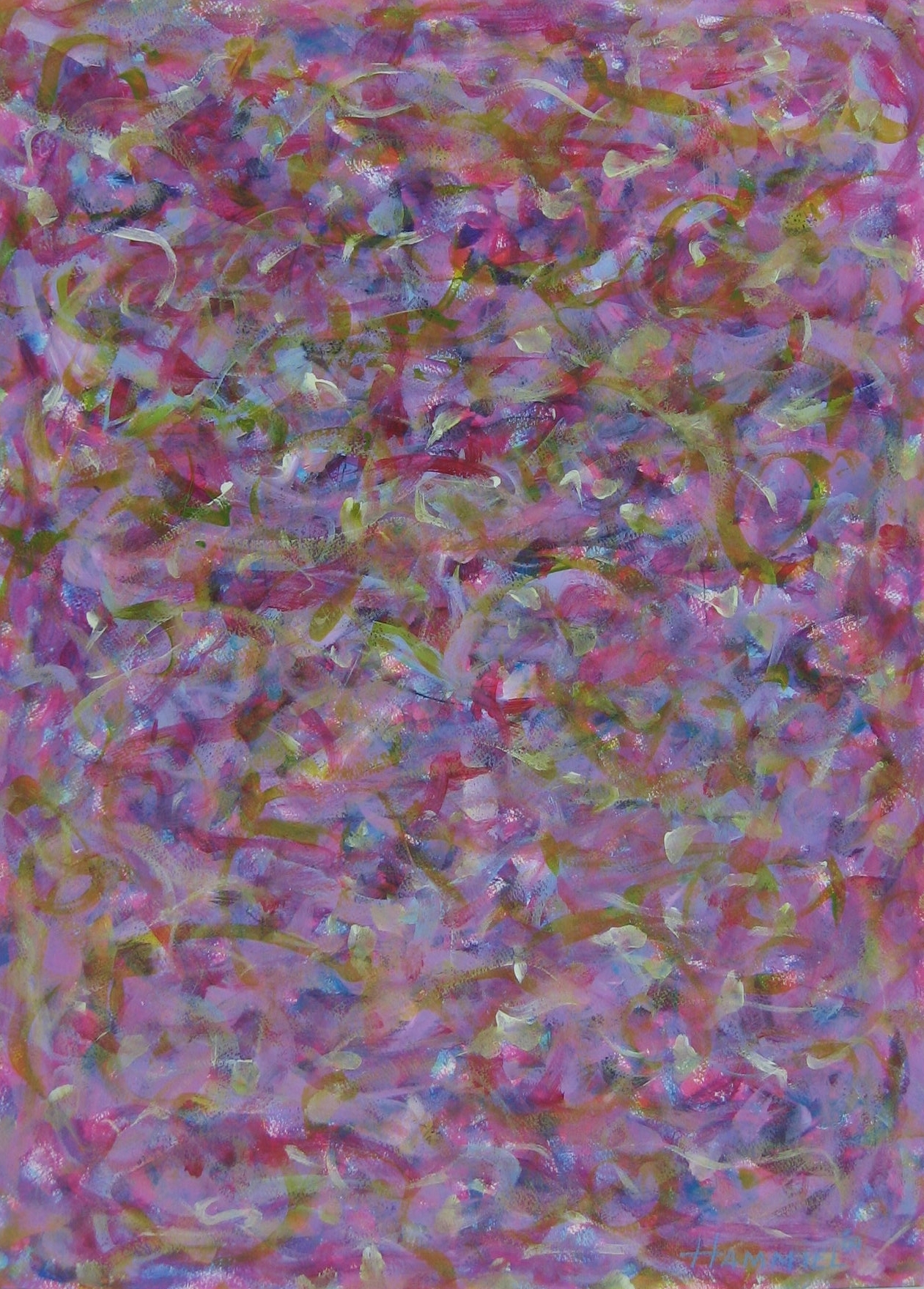 Classical Music,  acrylic on paper,  22x30, 1200.00 framed