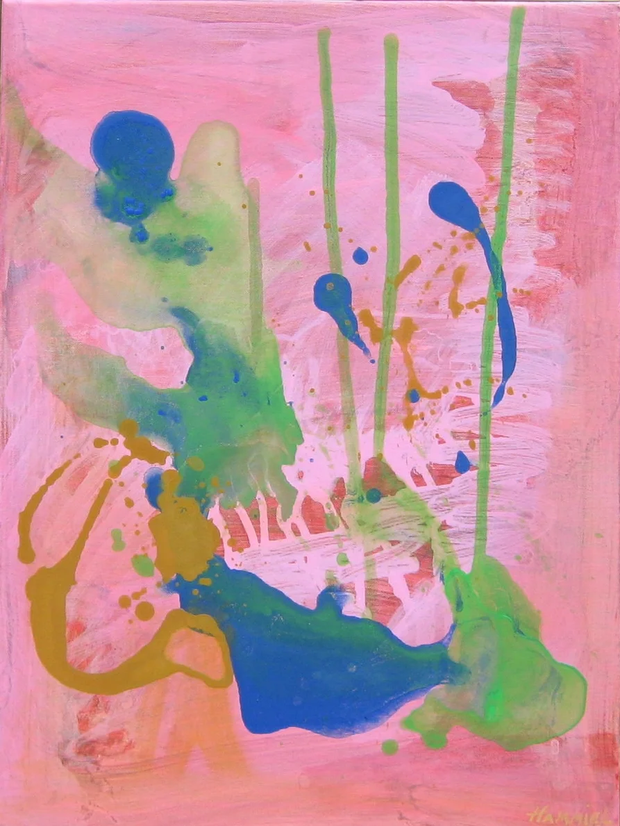 Lotus Garden at Kenilworth, acrylic on canvas, 16 x 24 framed, $400.00 SOLD