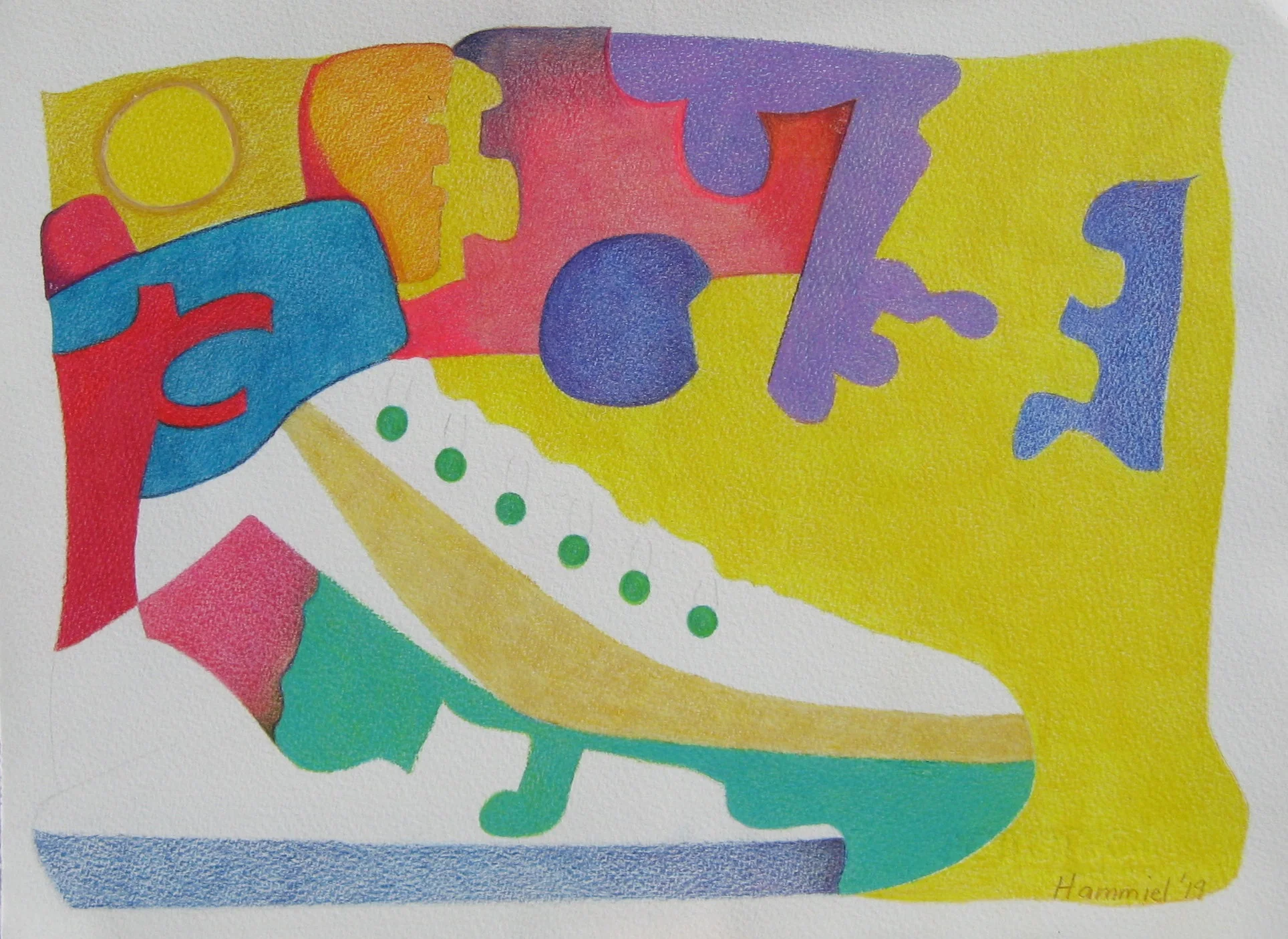 MP #2,   Colored Pencil On Paper,   16x20 framed,