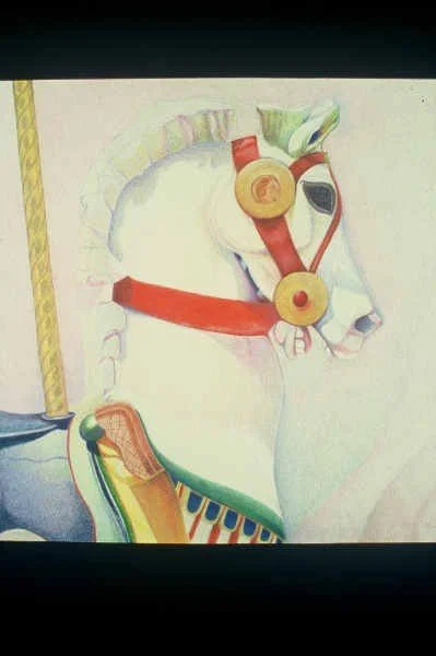 White Smithsonian Carousel