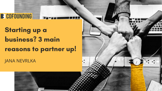 Starting up a business? 3 main reasons to partner up!  