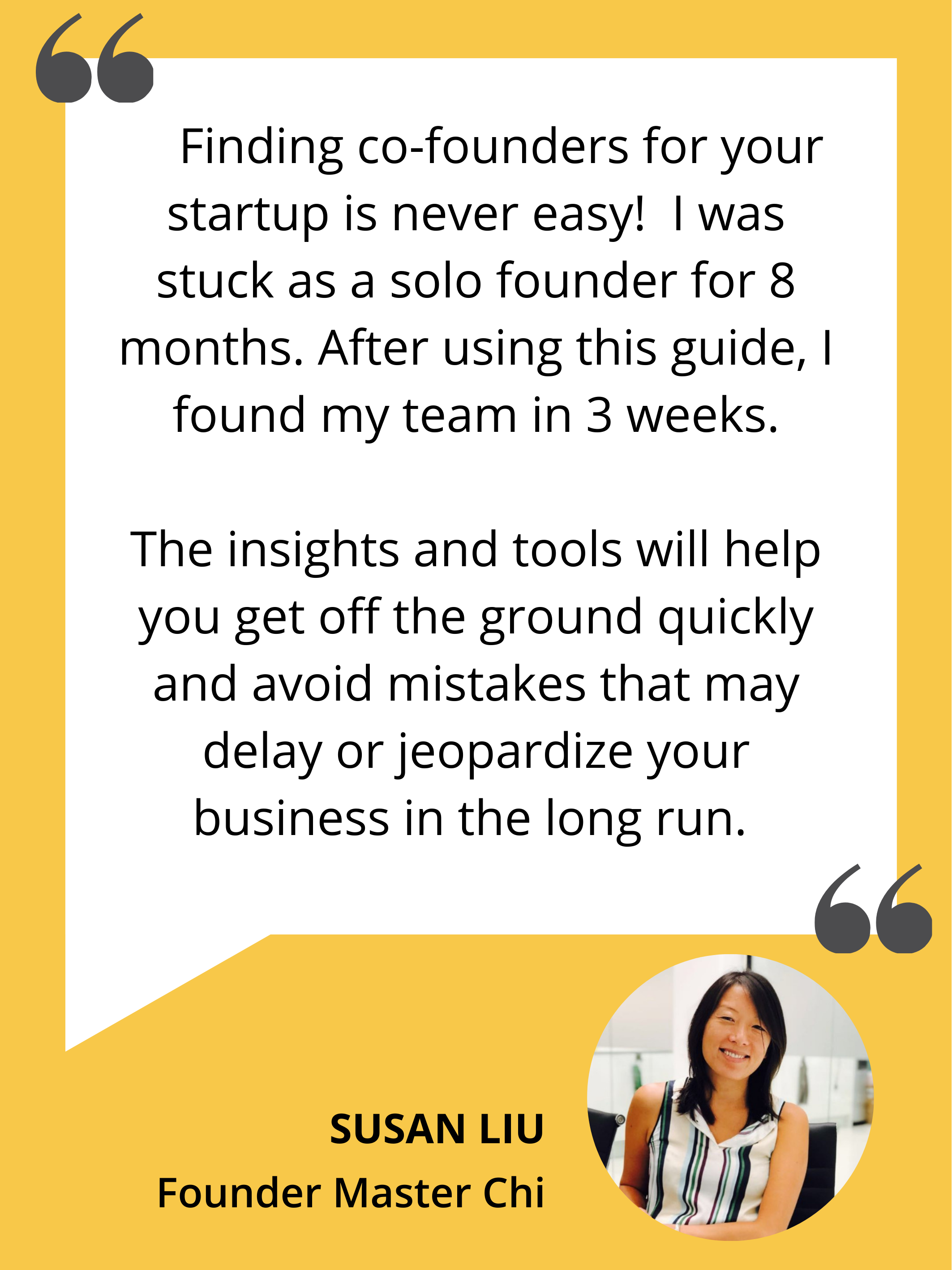 How to find the right cofounder testimonial