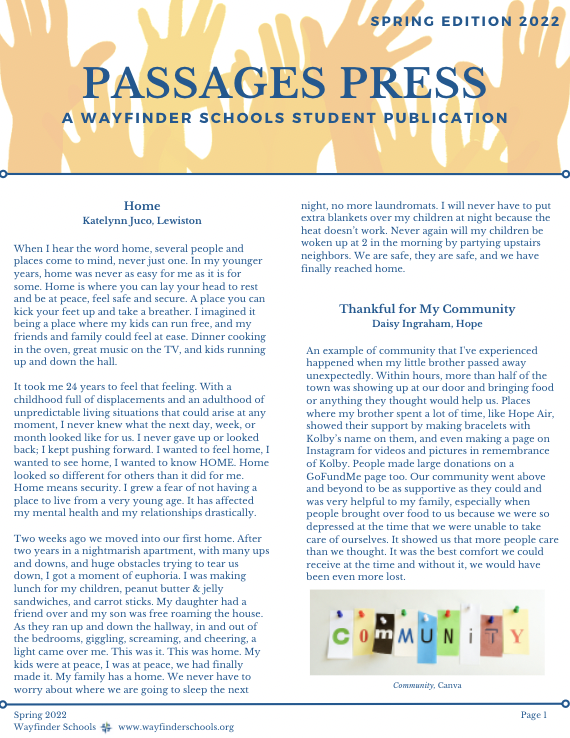 Passages Press Spring 2022