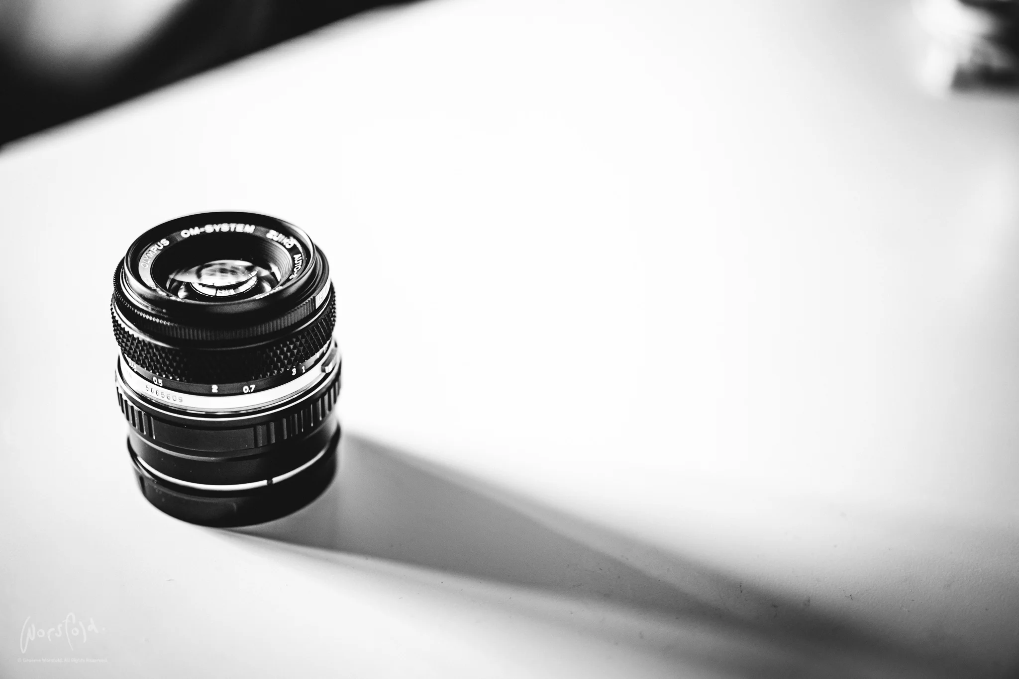 My weapon of choice: the OM-System Zuiko Auto-S 50 mm f/ 1.8