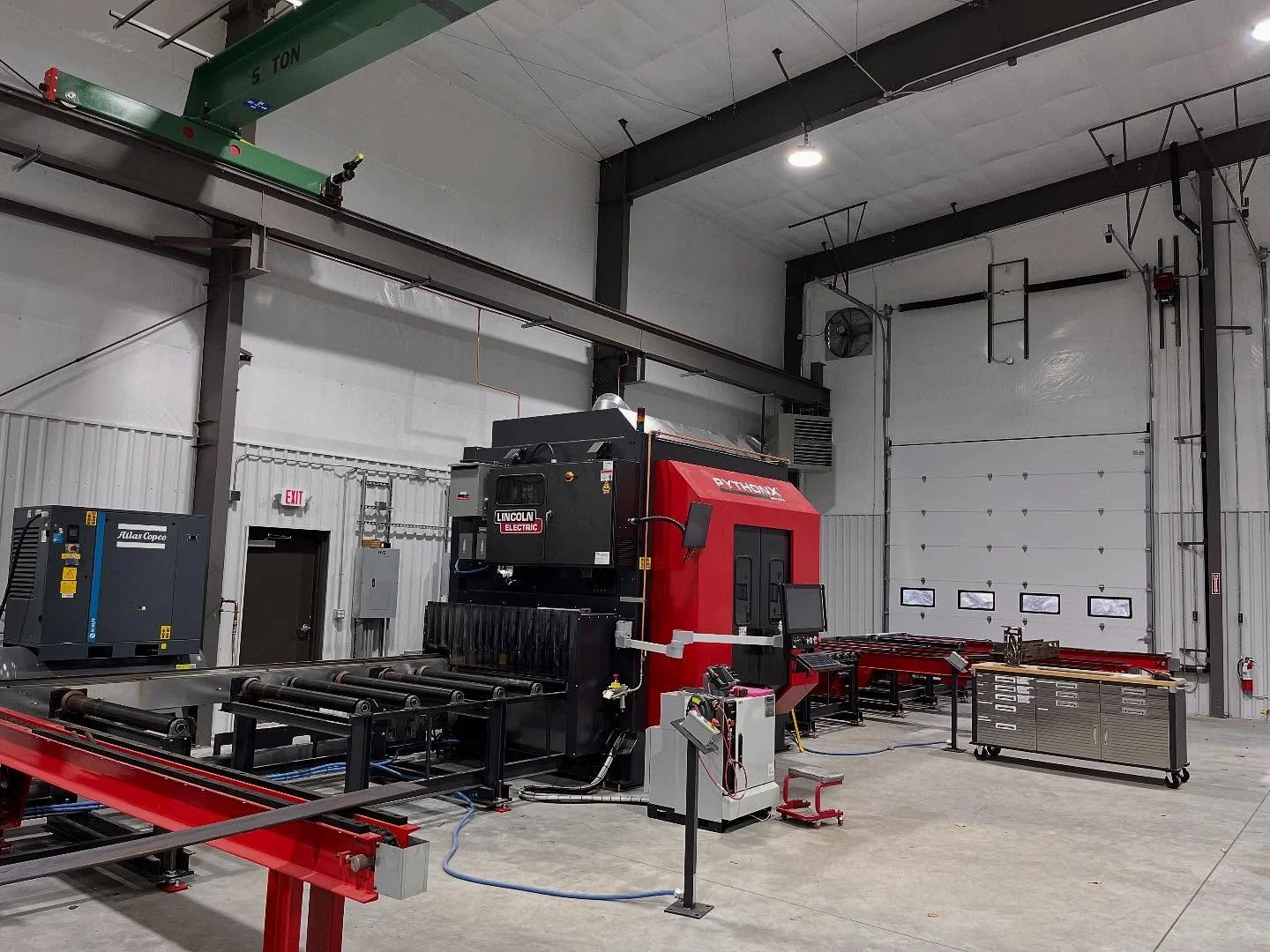Our PythonX from @lincolnelectric is live! At long last we&rsquo;re wrapping up our expansion project and accepting orders. Send us your needs for a quote. Sales@olearywelding.com