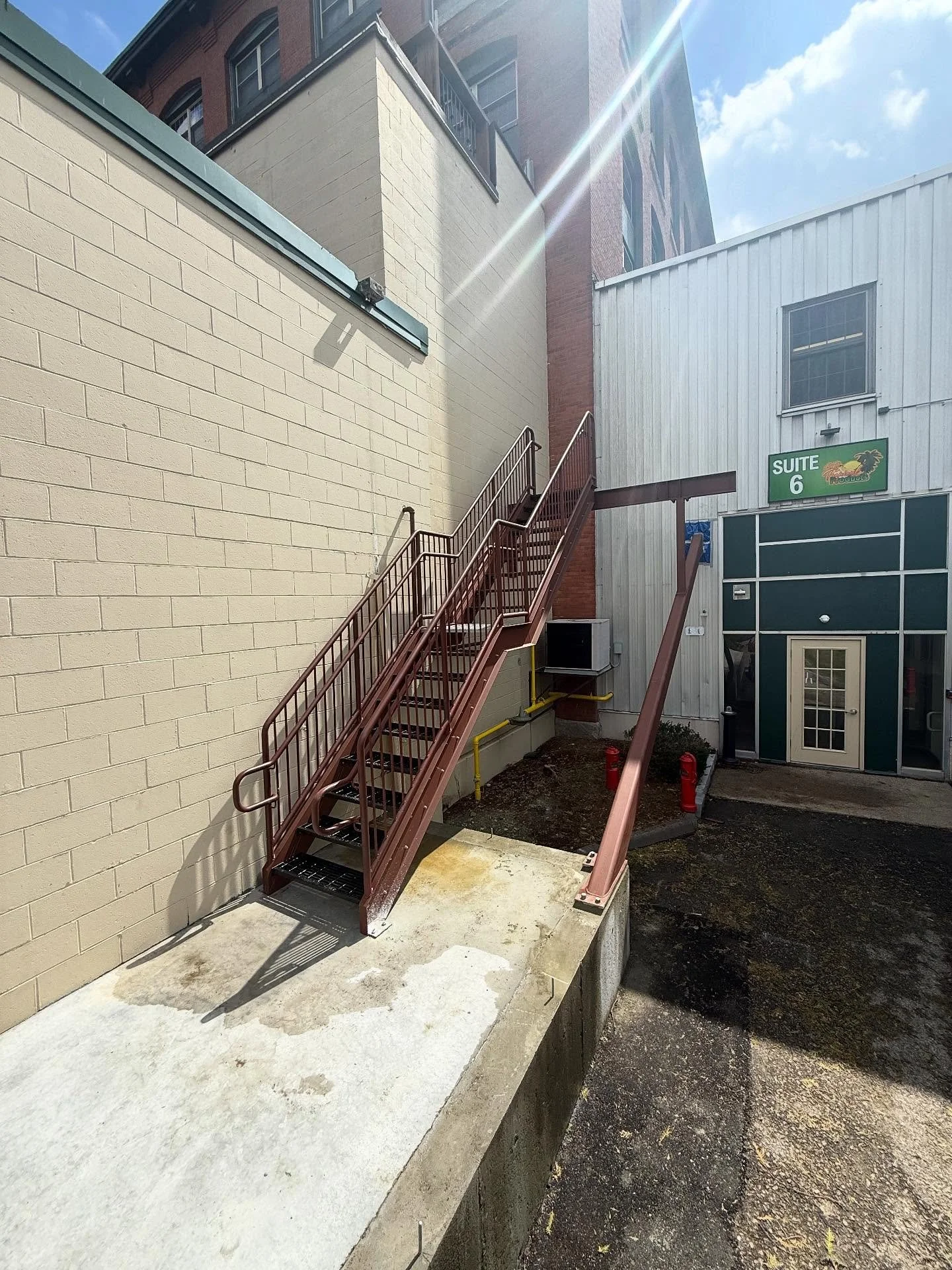 Light structural steel and stairs for a new mezzanine #miscmetals #structuralsteel #olearywelding