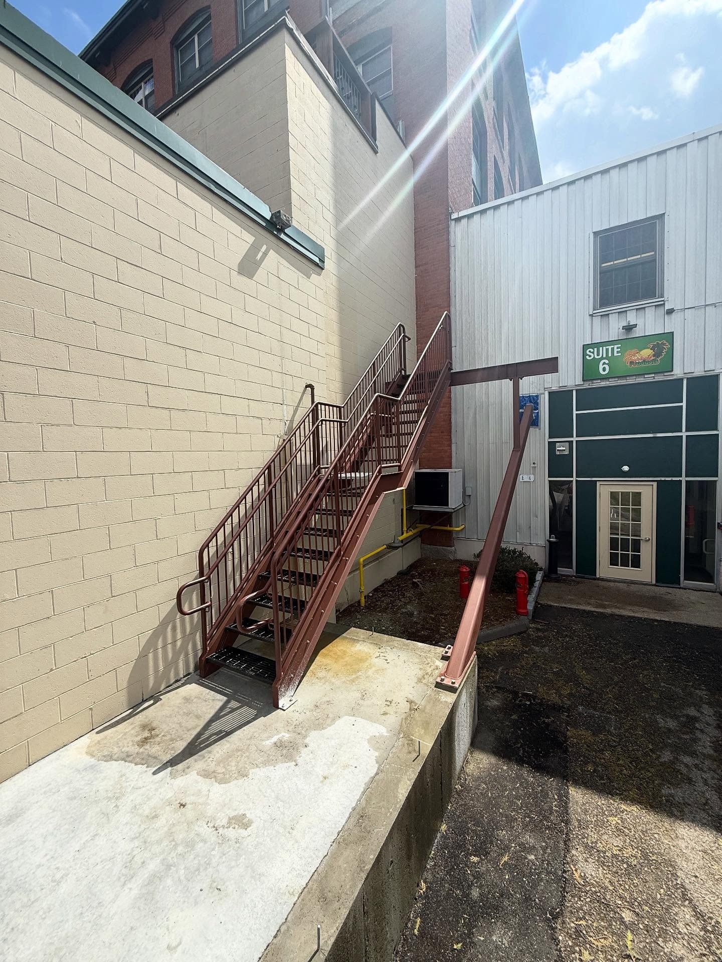 Light structural steel and stairs for a new mezzanine #miscmetals #structuralsteel #olearywelding