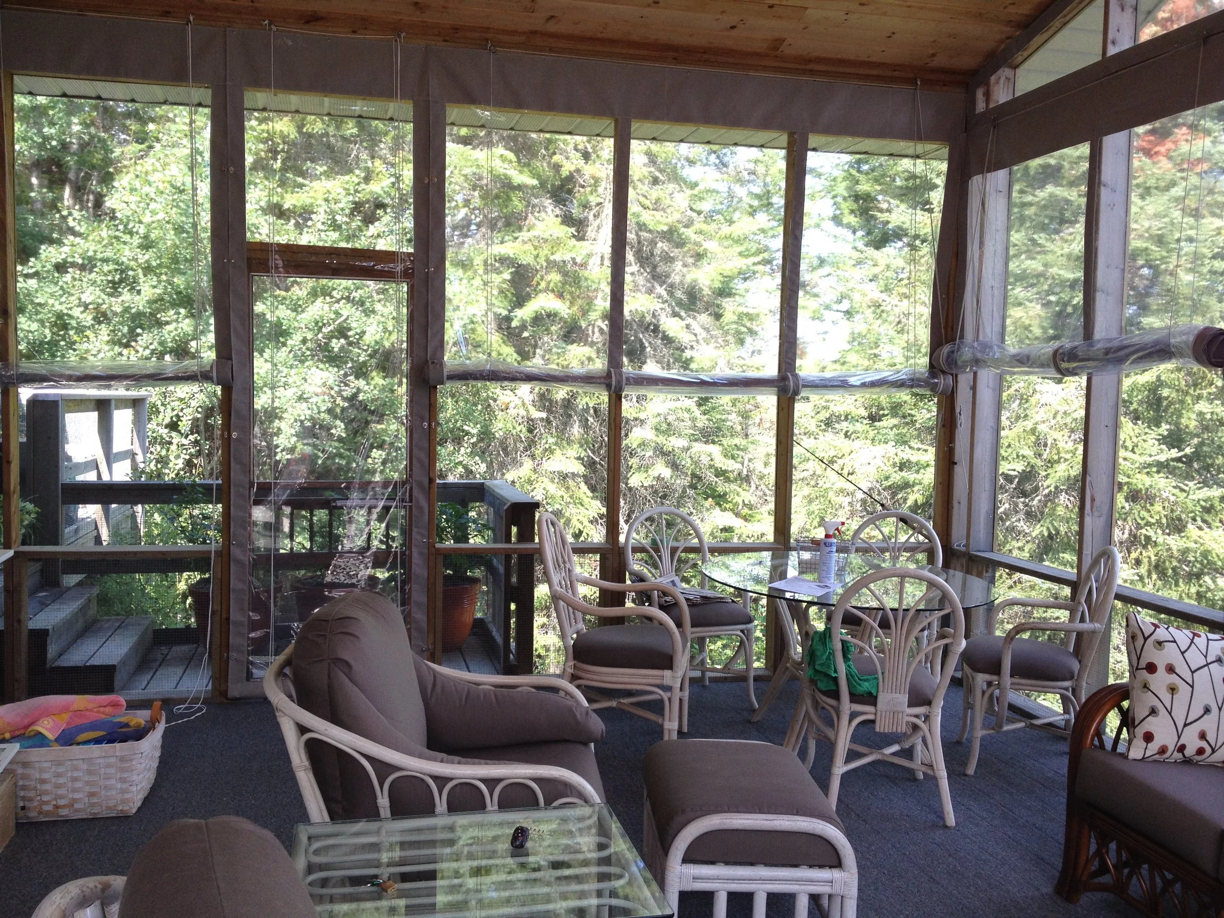 extra tall porch blinds