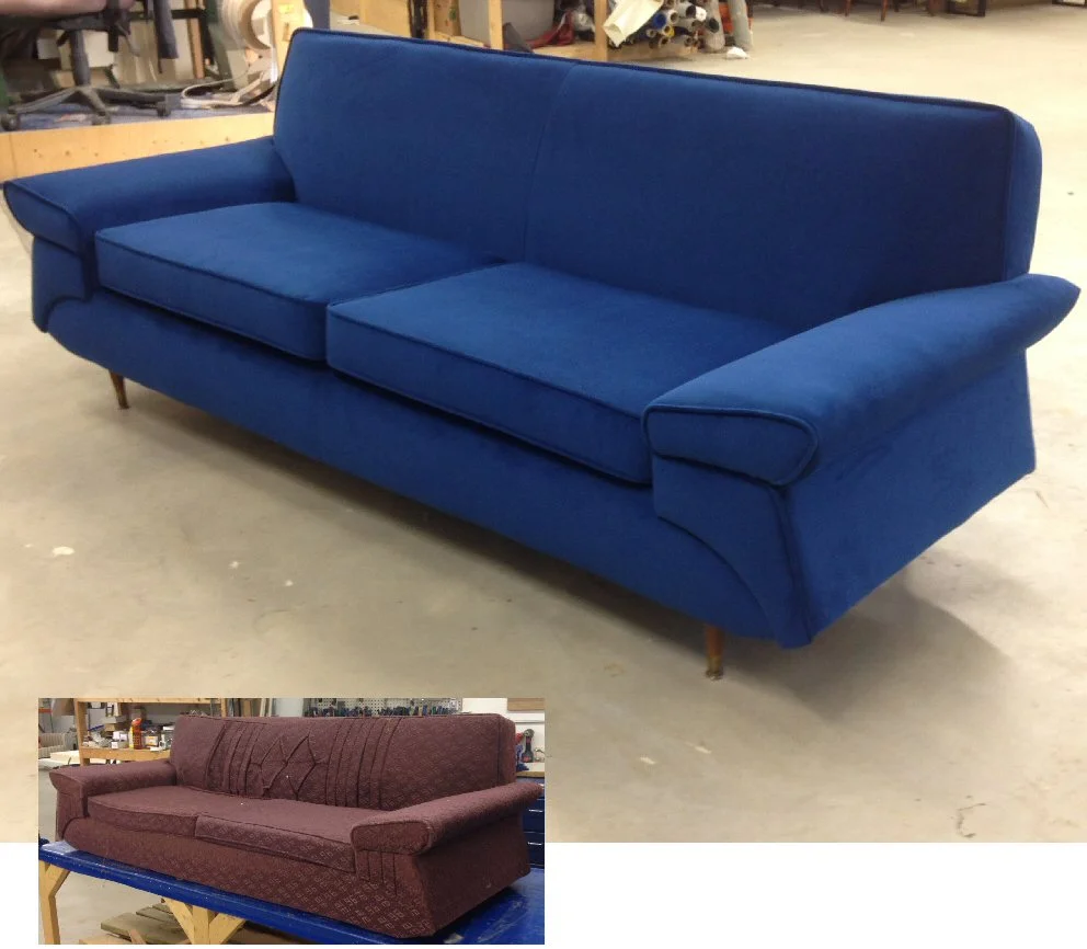 velvet sofa