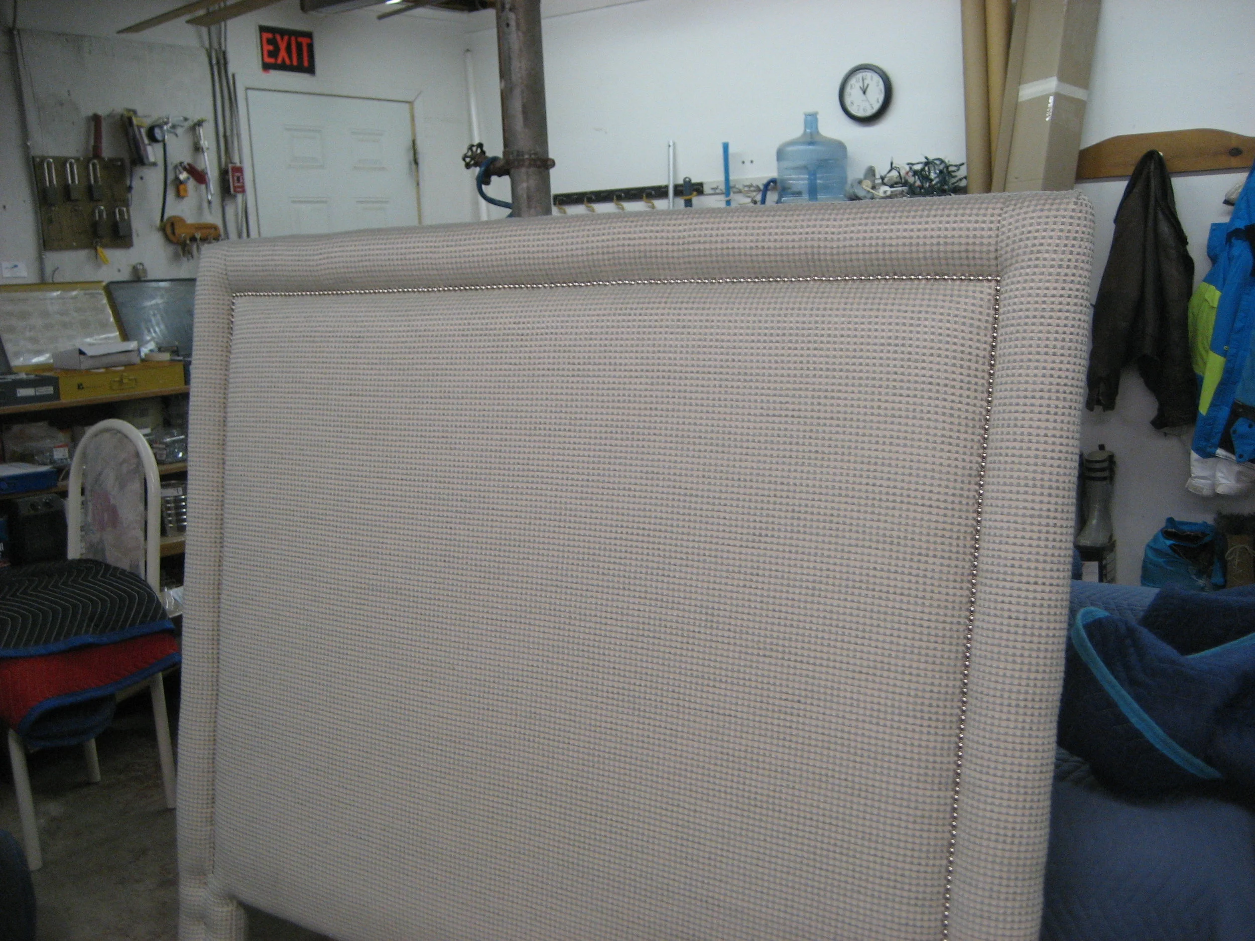 bordered headboard