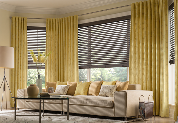 bay window drapes