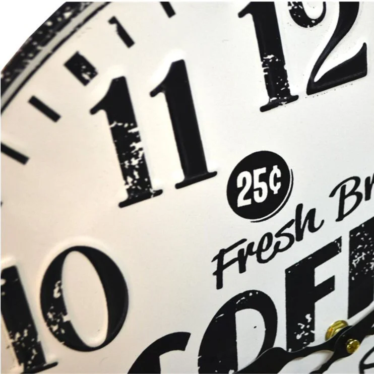 coffee clock detail