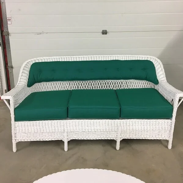 3 seat with buttoned half back