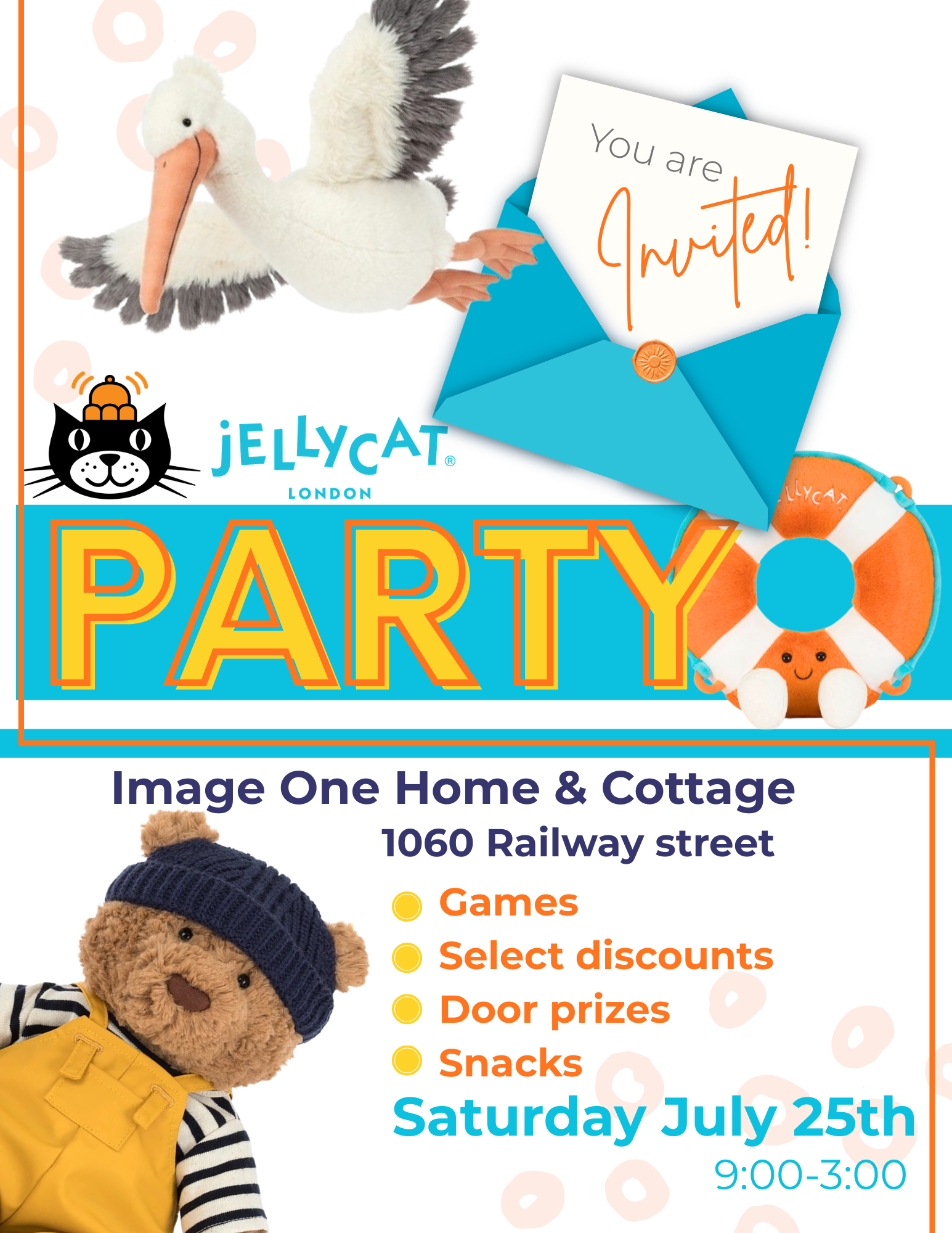 Jellycat Summer Party