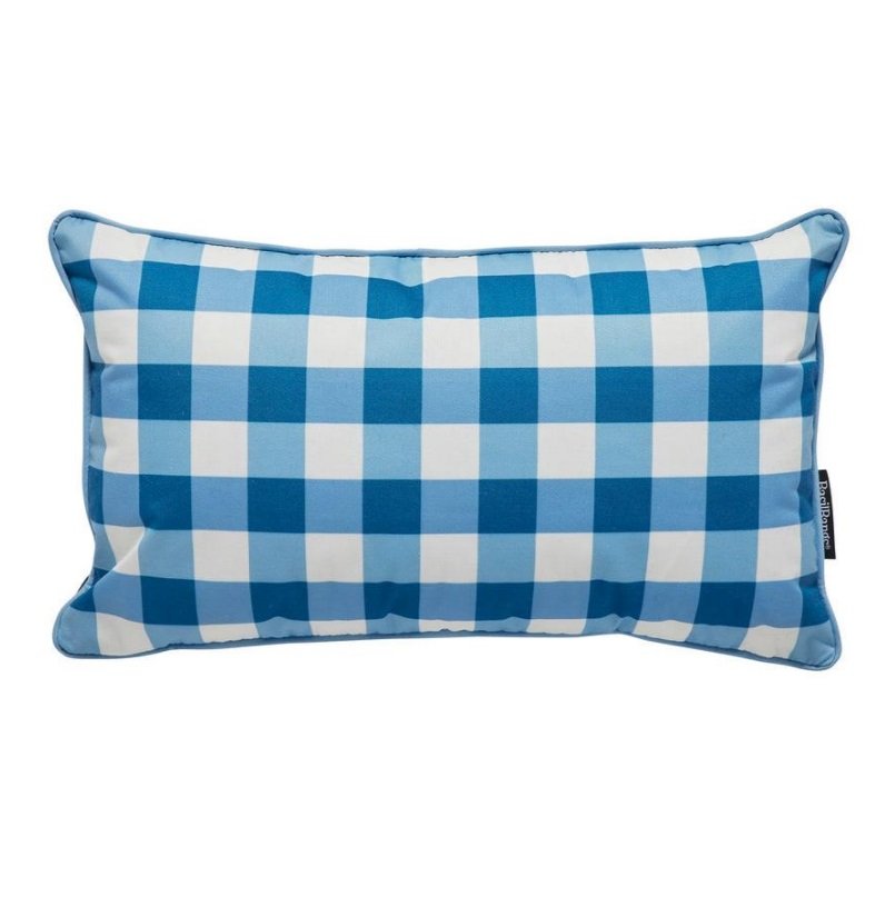 Mineral Gingham Outdoor cushion