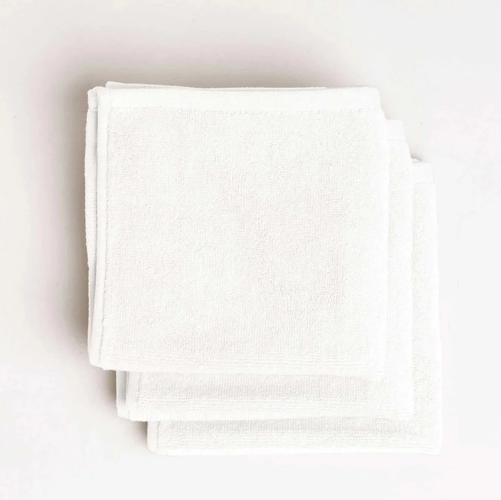 Classic Solids 3 pack face cloth