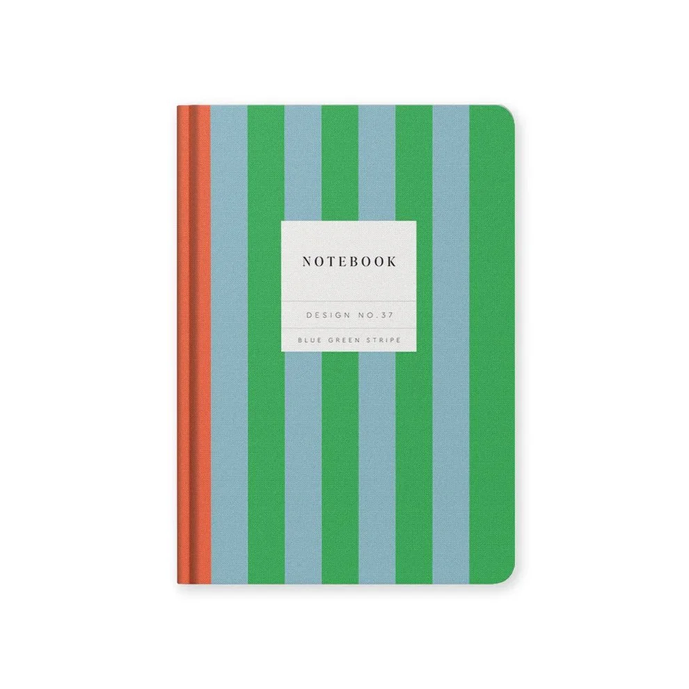 Oh Deer notebook hard green stripe1.jpg