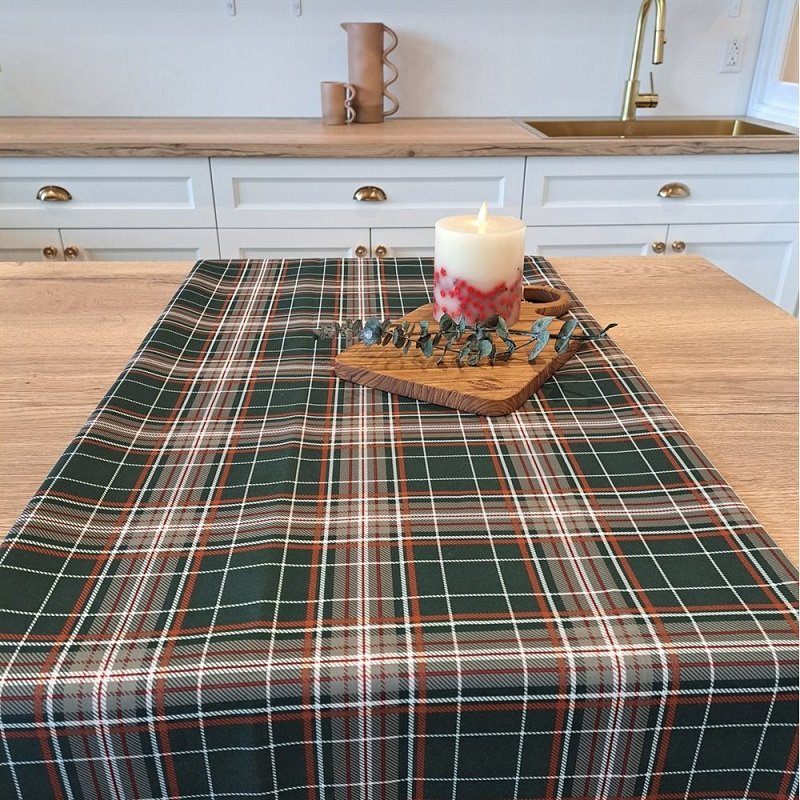 Forest Plaid Tablecloth