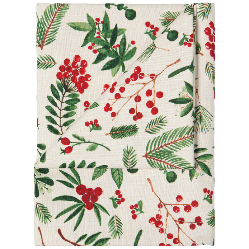 Winterberry Christmas tablecloth