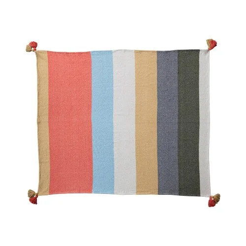 Striped Cotton Throw