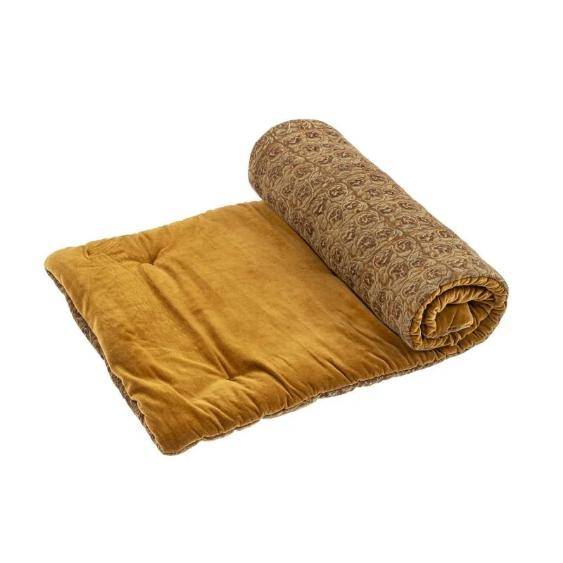 Mayur Block Print Velvet French Mattress