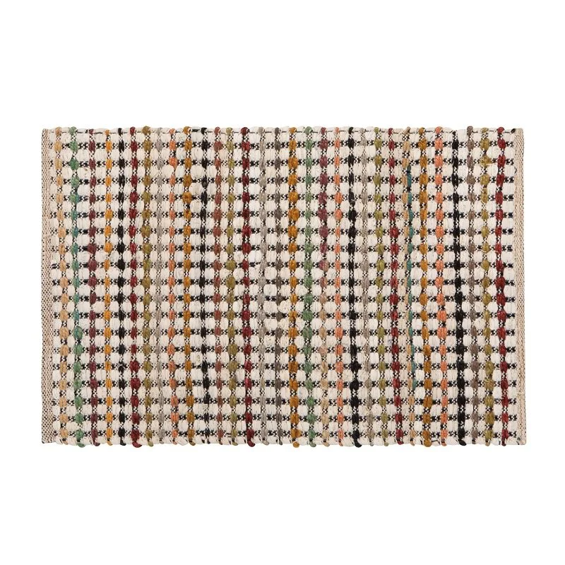 Stipple Cotton Chindi Rug 2 x 3 ft