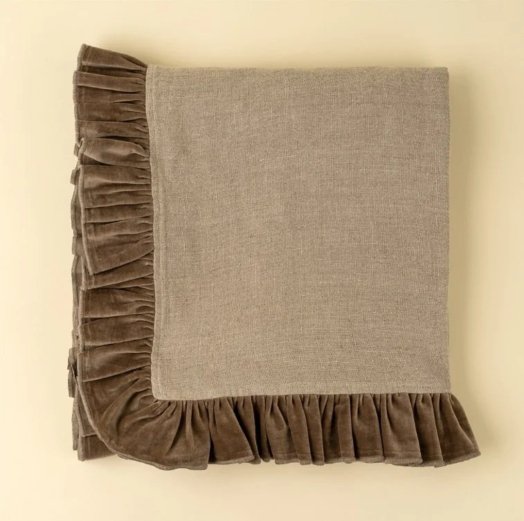 Ind throw velvet ruffle chocolate 1.jpg