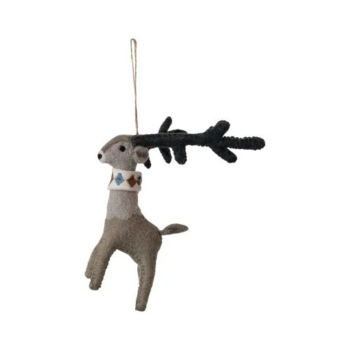 Felt Reindeer Ornament