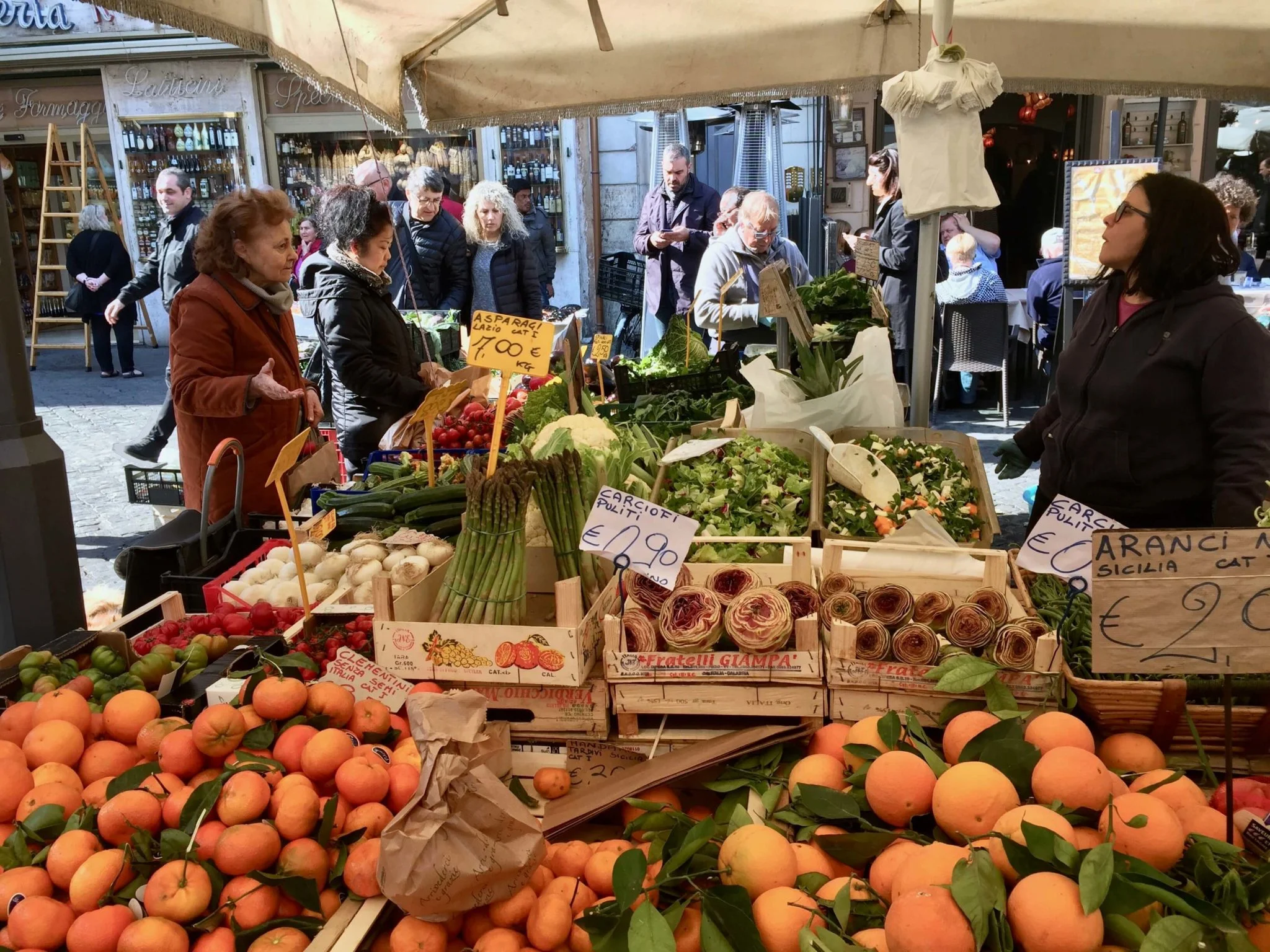 Places to see in Rome: Campo de’ Fiori
