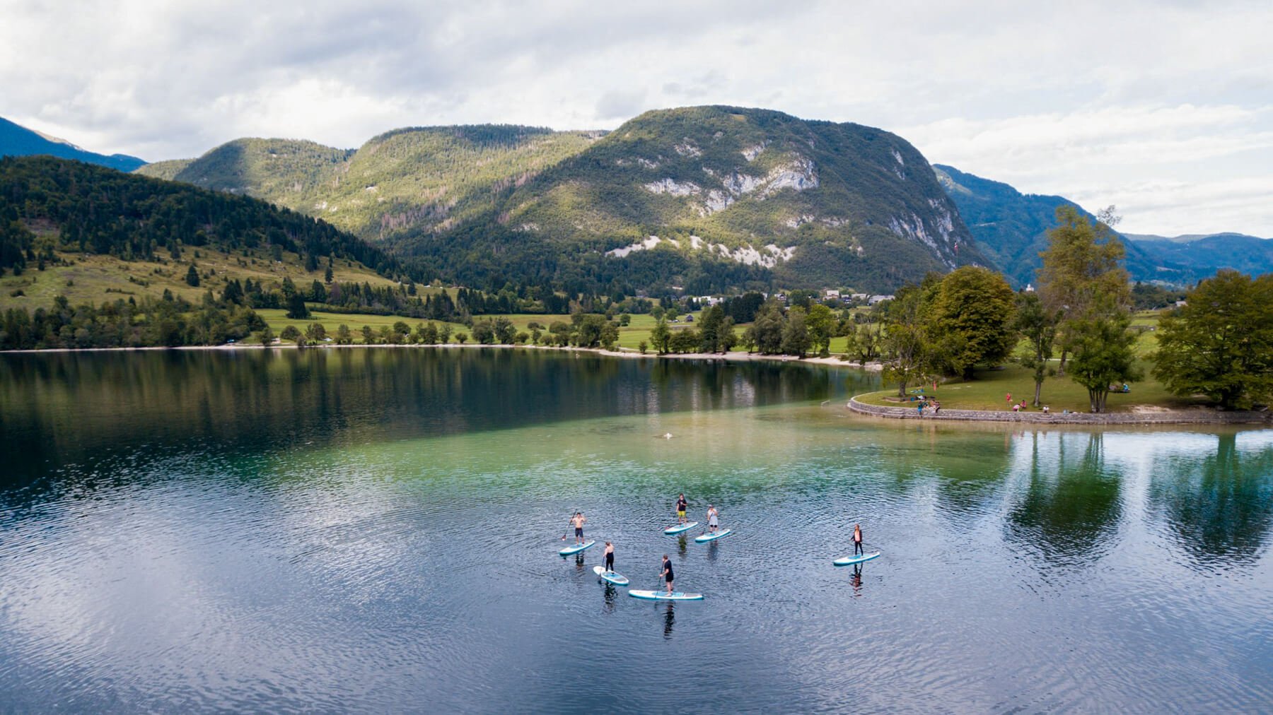 20170905-Standup paddleboarding lake Bohinj Slovenia Bananaway1.jpg