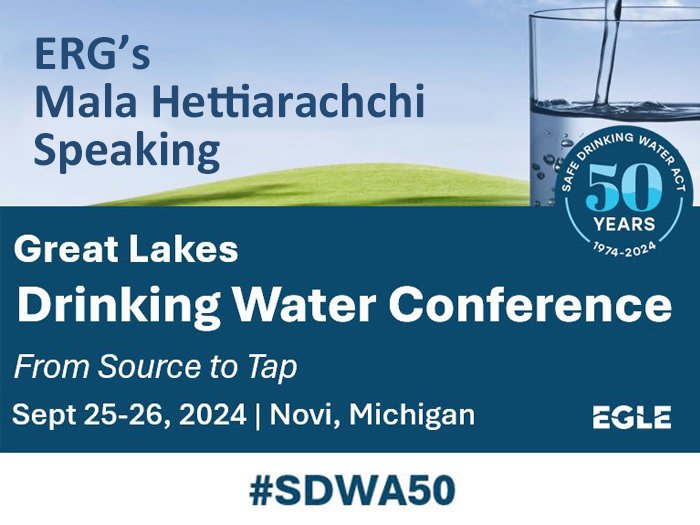 ERG’s Mala Hettiarachchi Speaking at the 2024 Great Lakes Drinking Water Conference