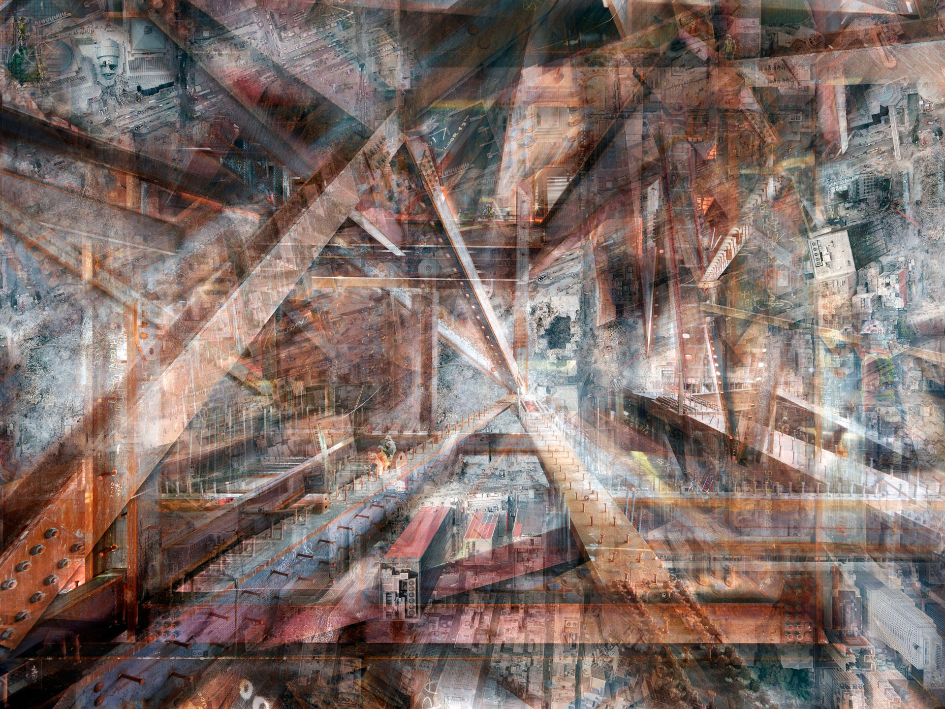 SHAI KREMER | WORLD TRADE CENTER: CONCRETE ABSTRACT