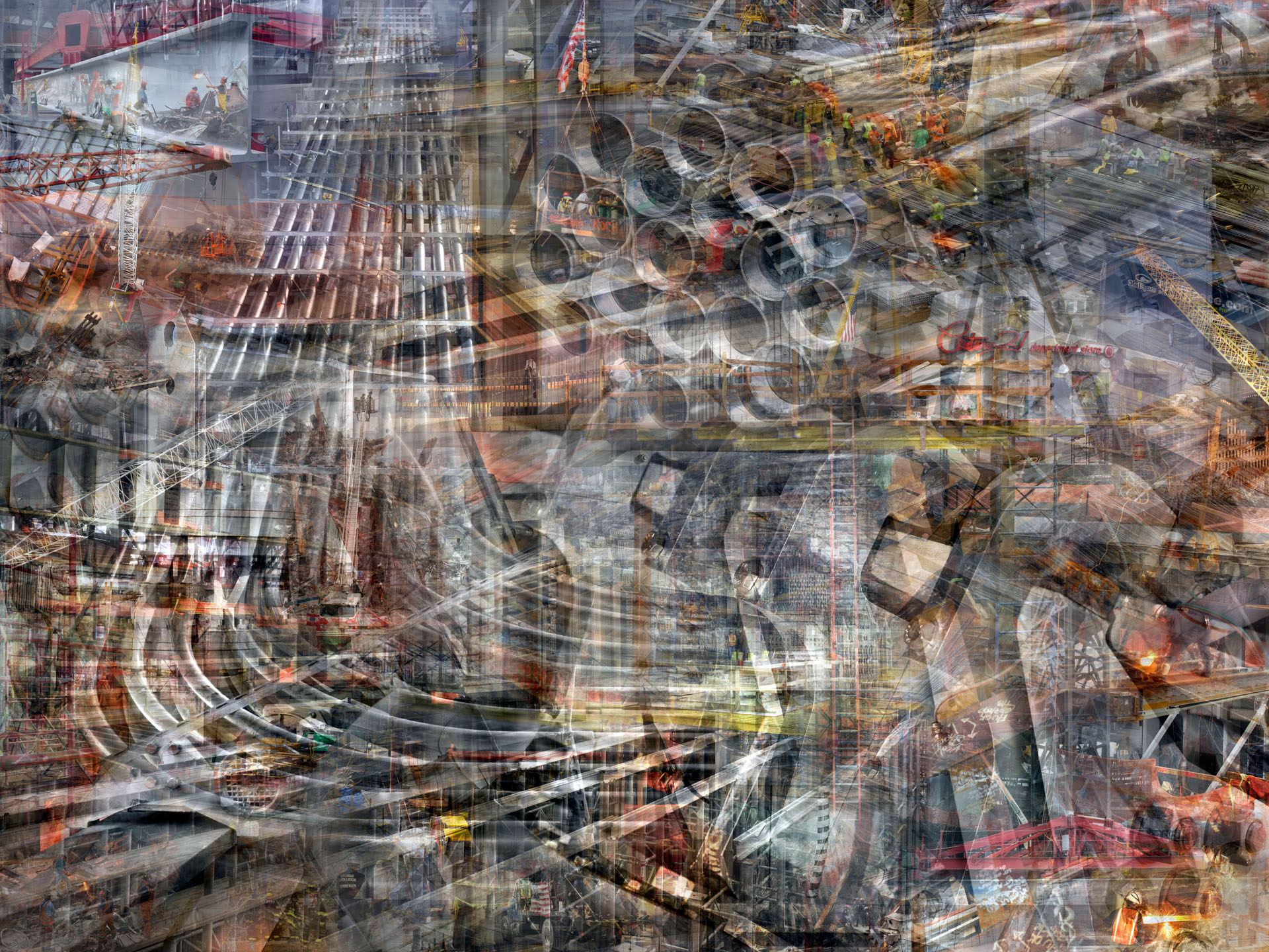 W.T.C: Concrete Abstract # 9