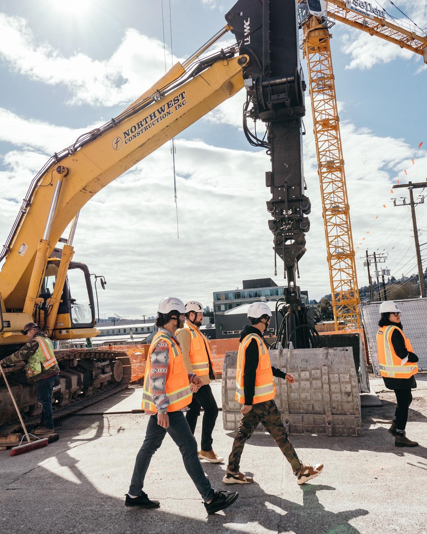 The work at Campus Seattle is a sight to behold! We walked as a team the other day to check out foundation progress. It&rsquo;s amazing how big this hole is, and visualizing the plans we have for the incredible building that will go in its place! 

D